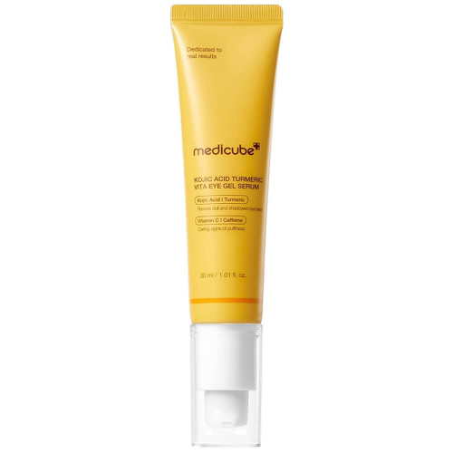 Тонизирующий гель для век с койевой кислотой medicube Kojic Acid Turmeric Vita Eye Gel Serum