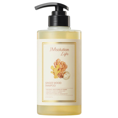 Парфюмированный укрепляющий шампунь c имбирём JMSolution Life Ginger Wood Shampoo