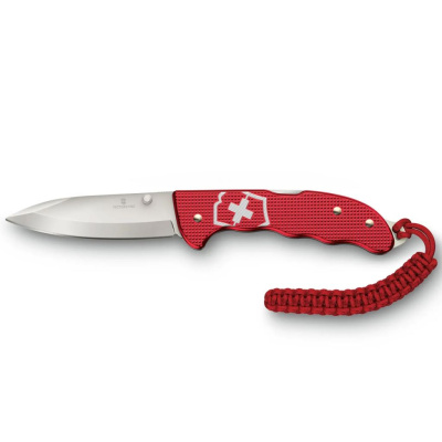 Складной нож Victorinox Evoke Alox, сталь 1.4116, рукоять алюминий, красный