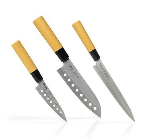 Набор из 3-х кухонных ножей Fissman Katana 3