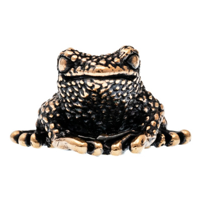 Бусина для темляка Лягушка, бронза