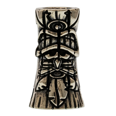 Бусина для темляка Идол Тики, мельхиор