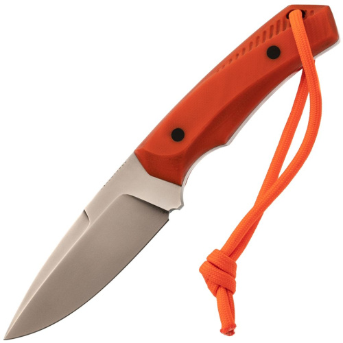 Нож Pocket Wolf Мини Тактик, сталь AUS10Co, рукоять G10, оранжевый