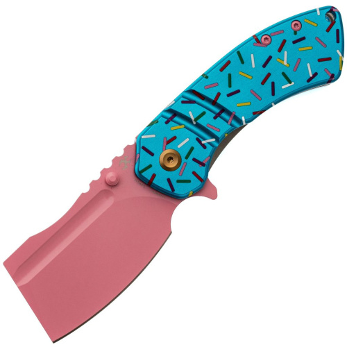 Складной нож Kansept Korvid, сталь 154CM, рукоять алюминий, рацветка пончик
