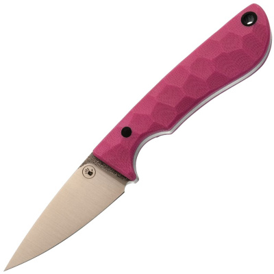 Фиксированный нож Exodus EDC Карма #4, сталь VG-10, рукоять G10, розовый