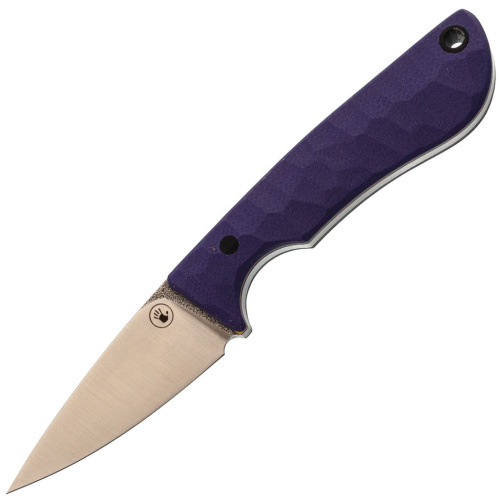 Фиксированный нож Exodus EDC Карма #3, сталь VG-10, рукоять G10, фиолетовый