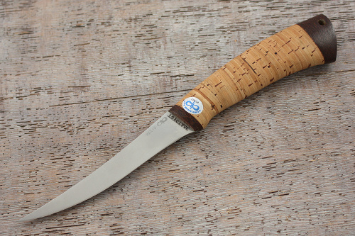 Нож разделочный "Fish-ka" береста, 95х18, АиР