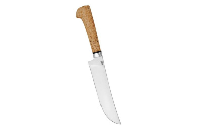 Нож разделочный "Пчак" карельская береза, алюминий, АиР