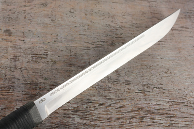 Нож разделочный "Бурятский большой" кожа, АиР