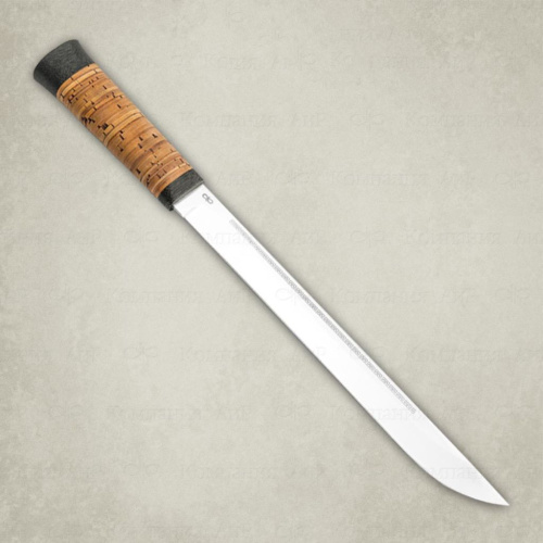 Нож АиР Бурятский большой, сталь 95х18, рукоять береста