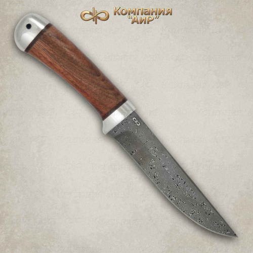 Нож АиР «Лиса», сталь ZDI 1016, рукоять дерево, алюминий