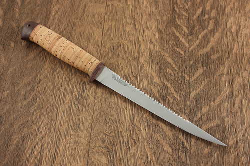 Нож разделочный "Белуга" береста, АиР