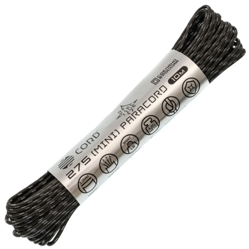 Паракорд 275 Graphite световозвращающий, 10 м