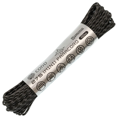 Паракорд 275 Graphite световозвращающий, 10 м