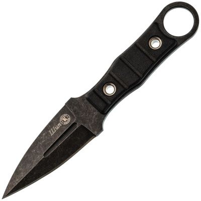 Тактический нож Кизляр ПП Шип, сталь AUS-8 с покрытием, рукоять пластик, черный