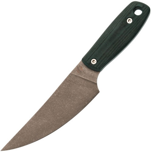 Нож Barmaley Knives Буратино L, сталь VG-10, рукоять Микарта, зеленый