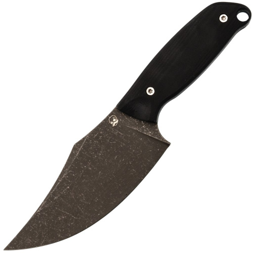 Нож Barmaley Knives Пьеро BW, сталь AUS-10Co, рукоять G10, черный