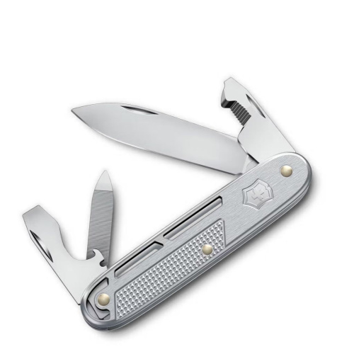 Нож перочинный Victorinox Synergy Alox, 7 функций, сталь 1.4110, рукоять алюминий, серый