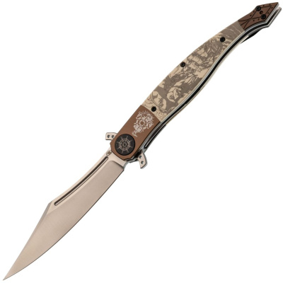 Складной нож Reptilian Билли Бонс-02, сталь VG-10, рукоять G10