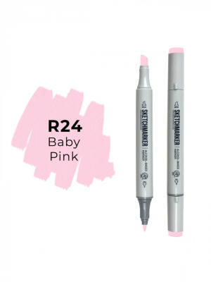 Маркер двухсторонний на спиртовой основе Sketchmarker Цвет Детский розовый
