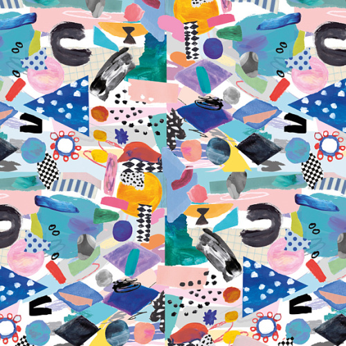 Бумага упаковочная "Абстракция" 70*100 см