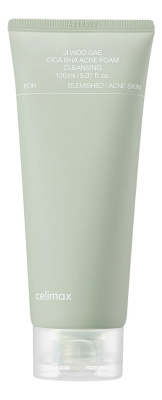 Пенка для умывания с экстрактом центеллы азиатской Ji Woo Gae Cica BHA Acne Foam Cleansing 150мл