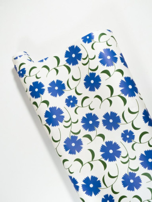 Упаковочная бумага "Василек"