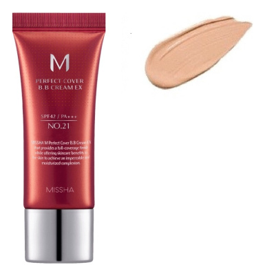 BB крем для лица M Perfect Cover Cream EX SPF42 PA+++ 20мл: 21 Light Beige