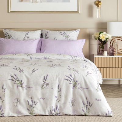 Постельное белье Лаванда, 4 наволочки