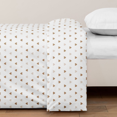 Пододеяльник Любовь моя (коричневый)/ Amore mio brown