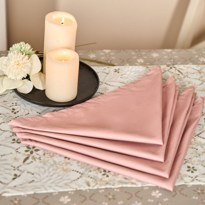 Набор салфеток Розовый беж/Rose beige