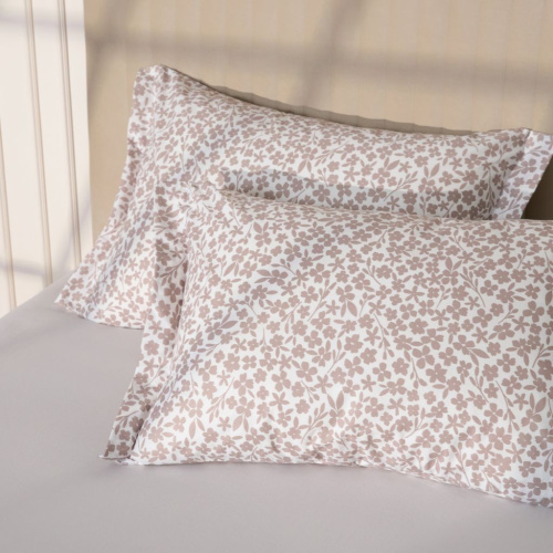 Комплект наволочек Капучино (цветы) с ушками