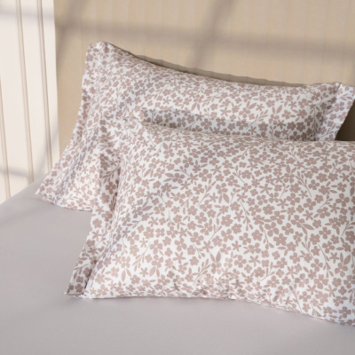 Комплект наволочек Капучино (цветы) с ушками