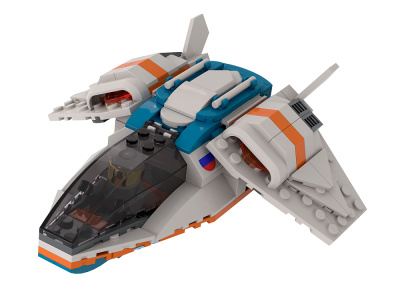 Космические приключения AB-1319 Конструктор Большой звездолет исследователей