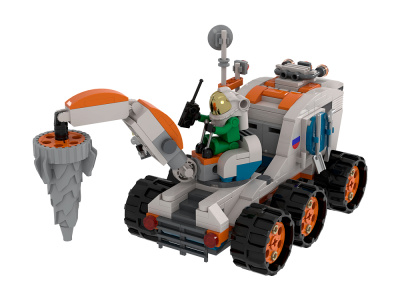 Космические приключения AB-1320 Конструктор Лунный бурильщик геологов