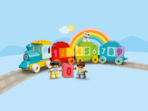 DUPLO 10954 Конструктор Поезд с цифрами — учимся считать