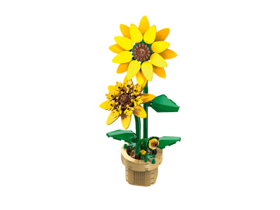 Technic C59030W Конструктор Подсолнух в горшке