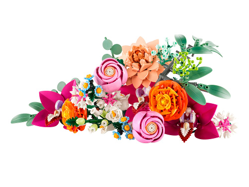 Коллекционные наборы 10342 Конструктор Красивый розовый букет цветов