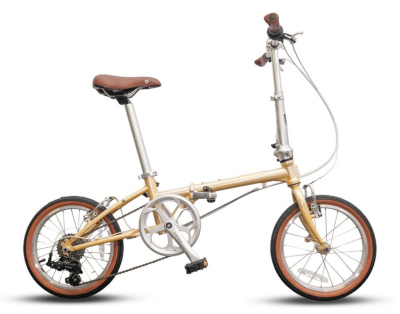 Складной велосипед Dahon Boardwalk D7 16, год 2025, цвет Желтый