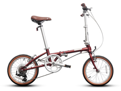 Складной велосипед Dahon Boardwalk D7 16, год 2025, цвет Черный-Красный