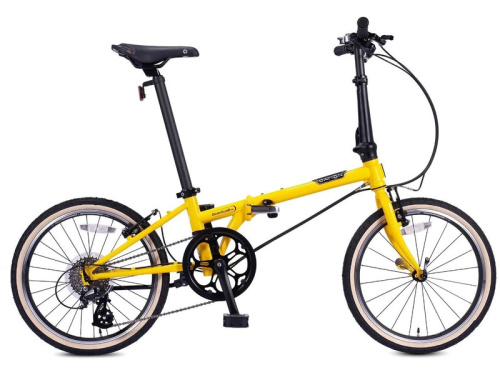 Складной велосипед Dahon Boardwalk D8 20, год 2025, цвет Желтый