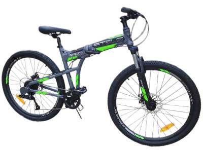 Складной велосипед Stels Pilot 950 MD 26 Z010, год 2025, цвет Серый, ростовка 17.5