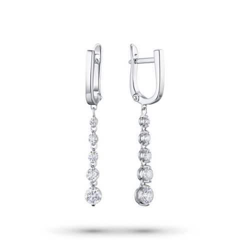 Серьги из белого золота э4712сг05200714