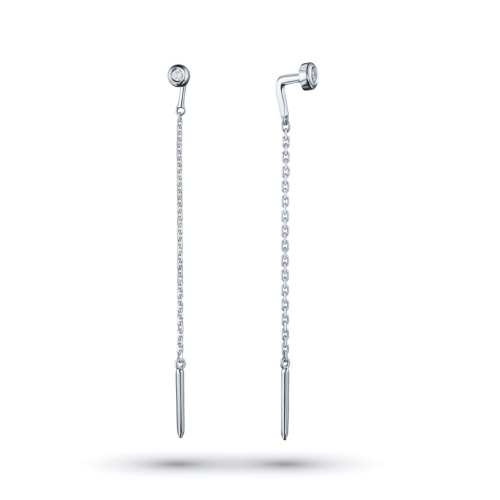 Серьги из белого золота э4712сг08200351
