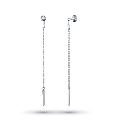 Серьги из белого золота э4712сг08200351
