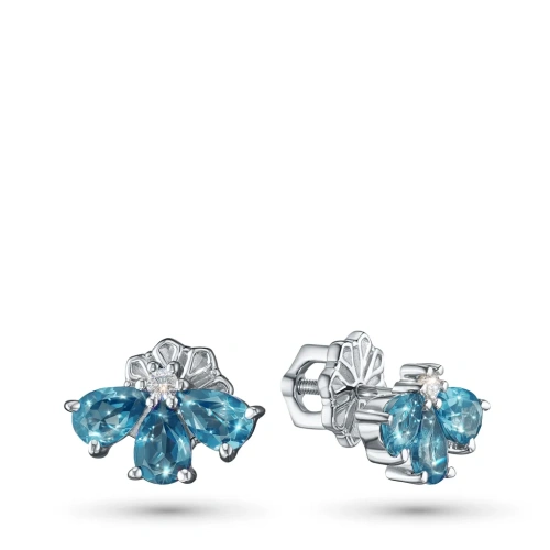 Пусеты из серебра э0675пс02260370_white