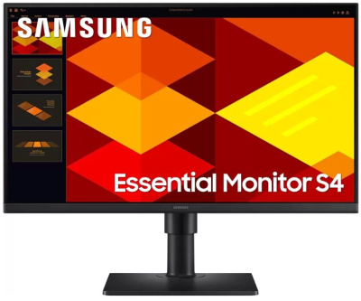 Монитор 27" Samsung Essential S4 S27D400GAUXEN LS27D400GAUXEN 1920x1080, LED, 16:9, IPS, 250cd/m, 5ms, 178гр/178гр, HDMI, DP, USB, 100Hz, HAS, Pivot,