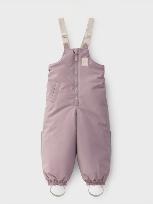 Полукомбинезон зимний на подтяжках Onni Pink Slate