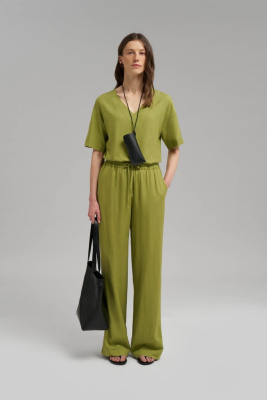 Свободная блузка со льном