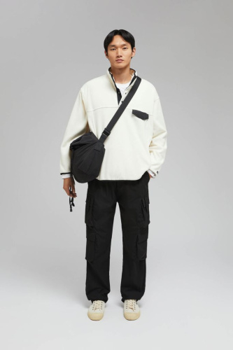 Брюки-карго с эластичным поясом